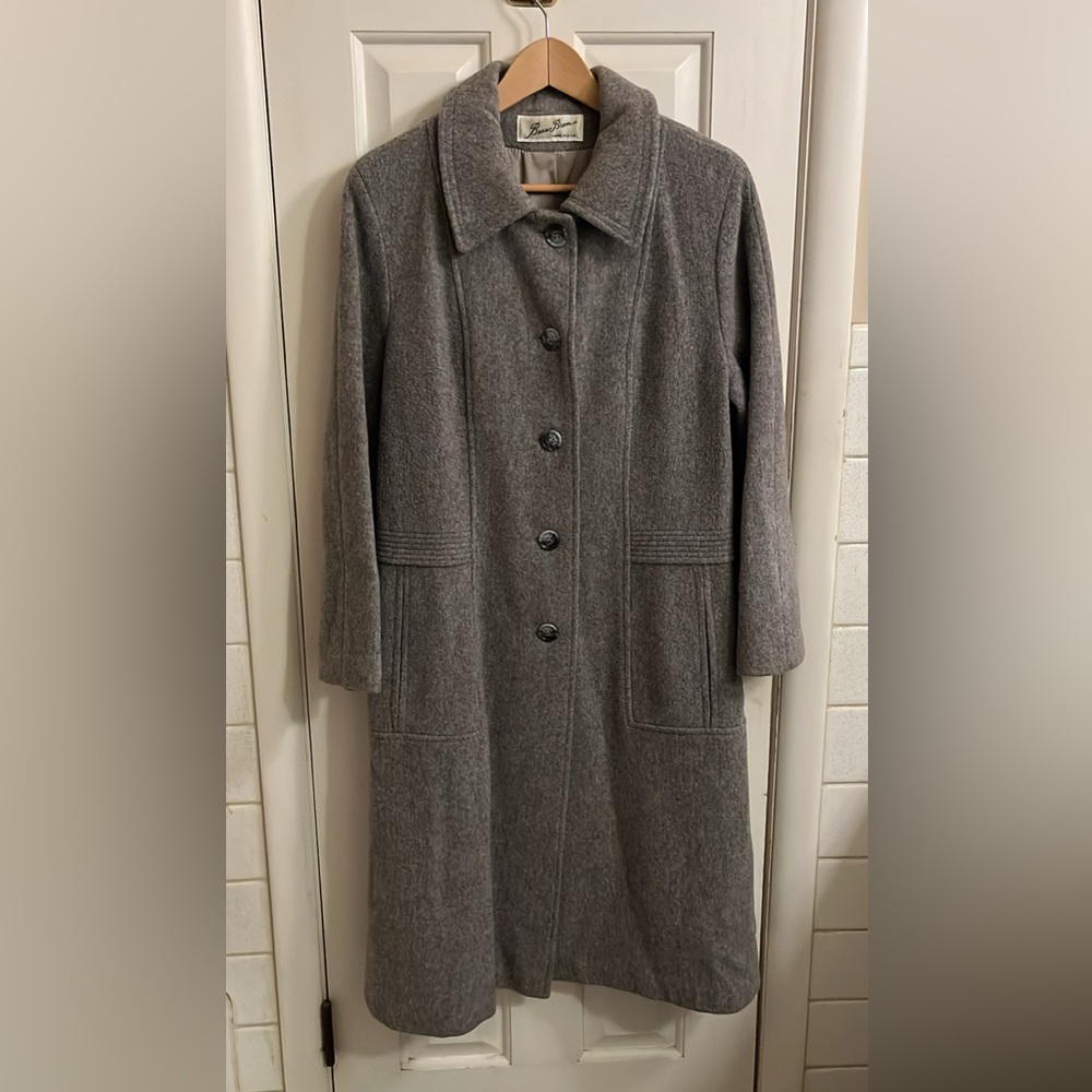 Beau Bren Vintage 1974-1979 Grey Wool Coat